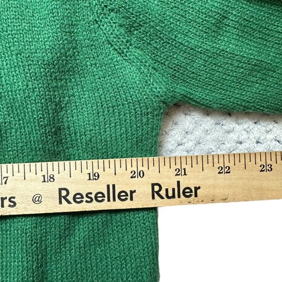 Jem Holiday Sweater L/G Elf Design Green Acrylic Unisex Christmas Ugly - Picture 10 of 13